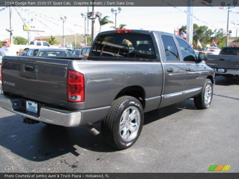 Graphite Metallic / Dark Slate Gray 2004 Dodge Ram 1500 ST Quad Cab