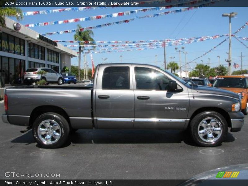Graphite Metallic / Dark Slate Gray 2004 Dodge Ram 1500 ST Quad Cab