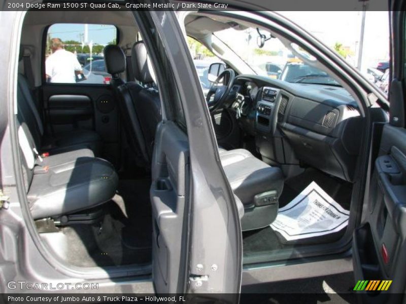 Graphite Metallic / Dark Slate Gray 2004 Dodge Ram 1500 ST Quad Cab