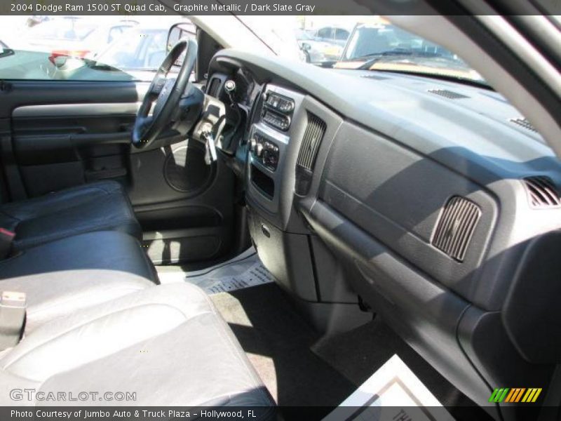 Graphite Metallic / Dark Slate Gray 2004 Dodge Ram 1500 ST Quad Cab