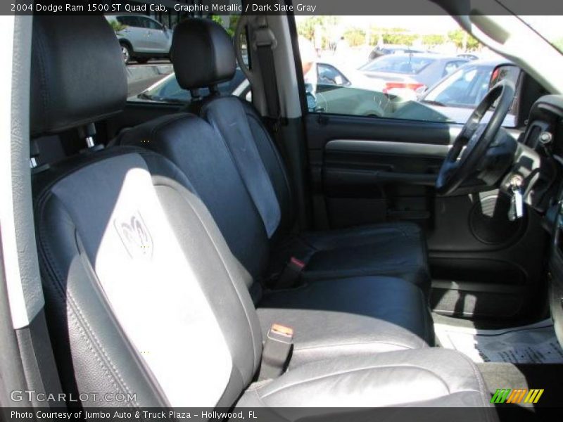 Graphite Metallic / Dark Slate Gray 2004 Dodge Ram 1500 ST Quad Cab