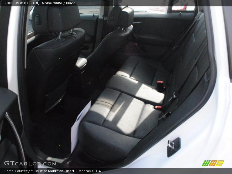 Alpine White / Black 2008 BMW X3 3.0si