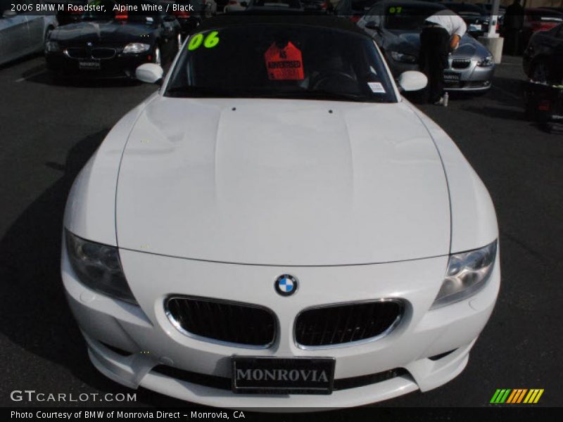 Alpine White / Black 2006 BMW M Roadster