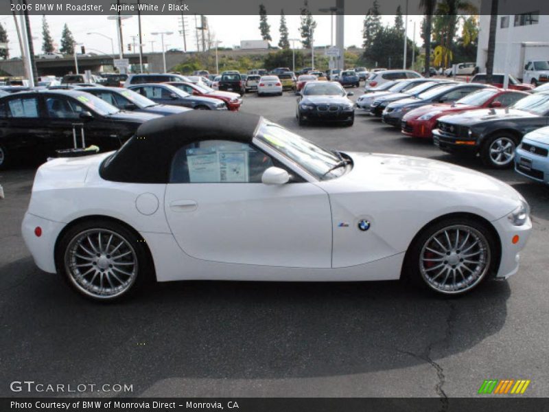 Alpine White / Black 2006 BMW M Roadster