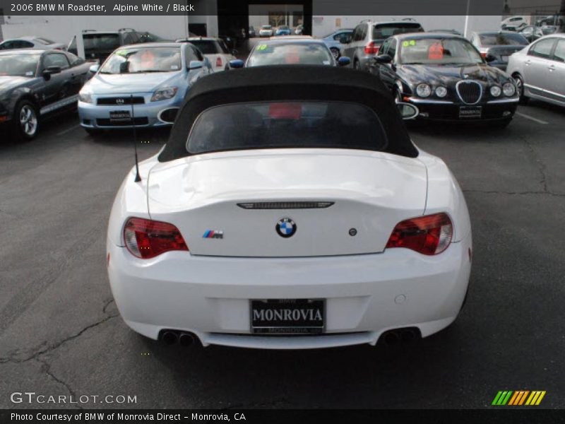 Alpine White / Black 2006 BMW M Roadster