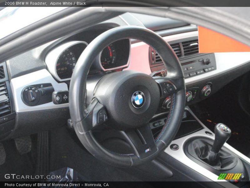 Alpine White / Black 2006 BMW M Roadster
