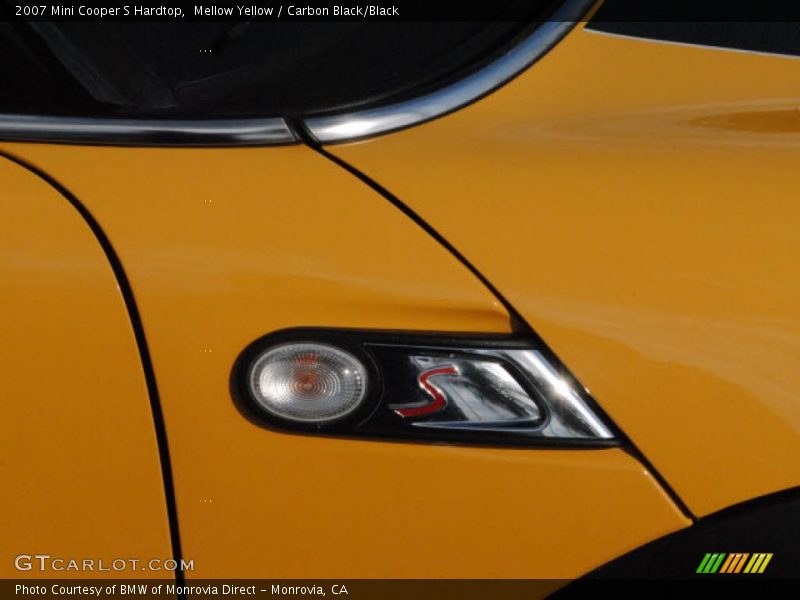 Mellow Yellow / Carbon Black/Black 2007 Mini Cooper S Hardtop
