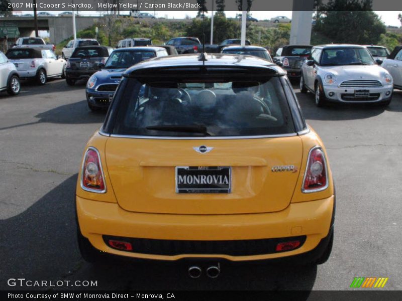 Mellow Yellow / Carbon Black/Black 2007 Mini Cooper S Hardtop