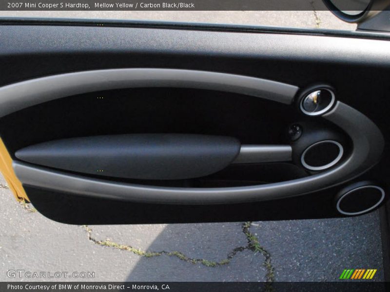 Mellow Yellow / Carbon Black/Black 2007 Mini Cooper S Hardtop