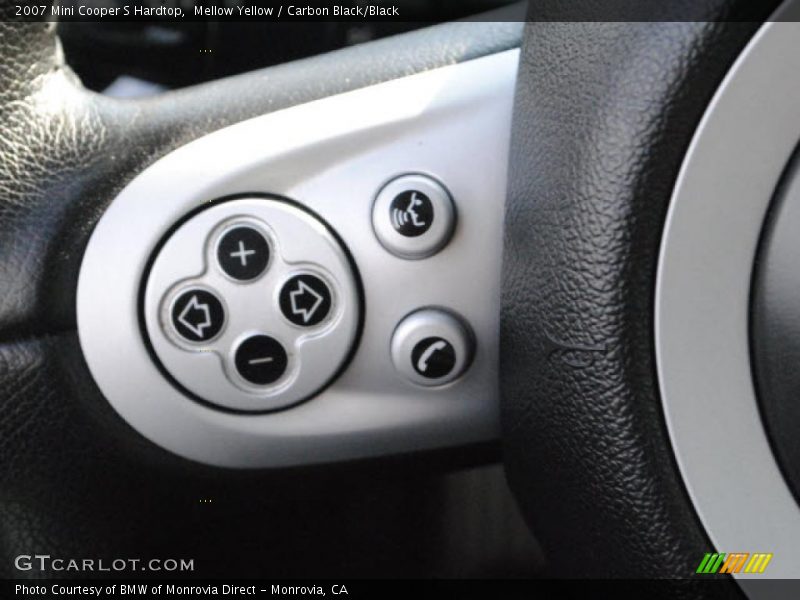 Mellow Yellow / Carbon Black/Black 2007 Mini Cooper S Hardtop