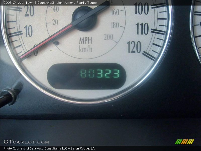 Light Almond Pearl / Taupe 2003 Chrysler Town & Country LXi