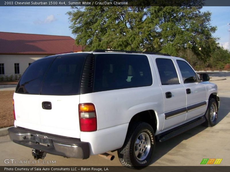 Summit White / Gray/Dark Charcoal 2003 Chevrolet Suburban 1500 4x4