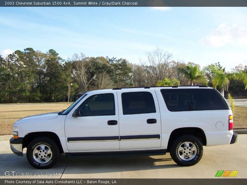 Summit White / Gray/Dark Charcoal 2003 Chevrolet Suburban 1500 4x4