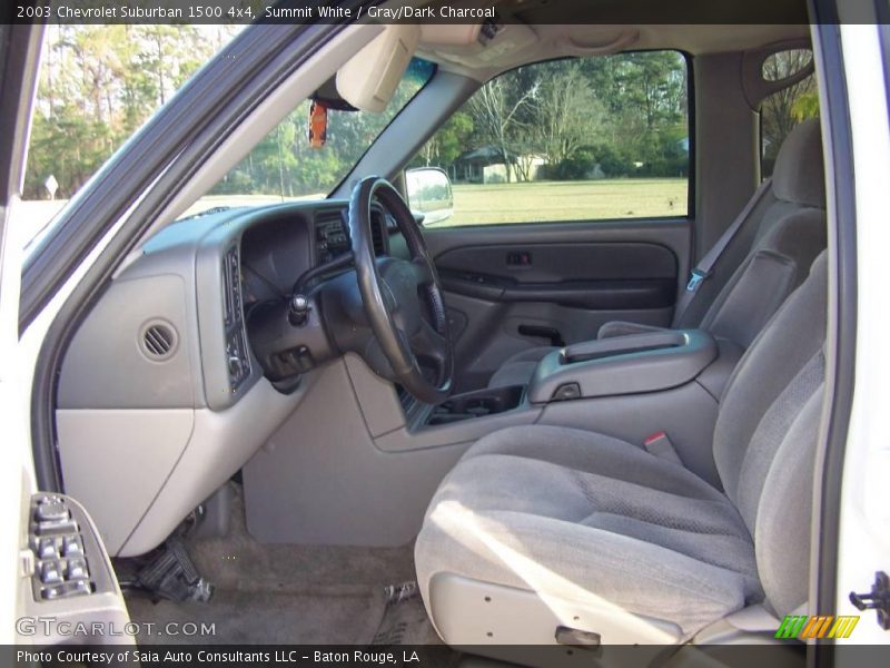 Summit White / Gray/Dark Charcoal 2003 Chevrolet Suburban 1500 4x4