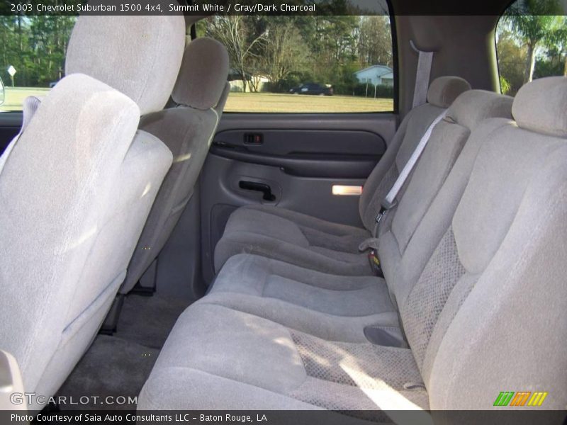 Summit White / Gray/Dark Charcoal 2003 Chevrolet Suburban 1500 4x4