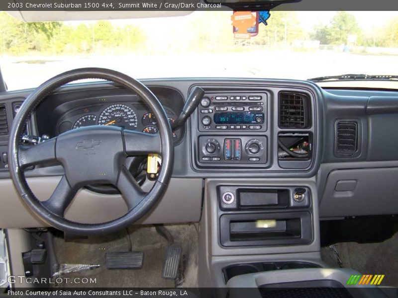 Summit White / Gray/Dark Charcoal 2003 Chevrolet Suburban 1500 4x4
