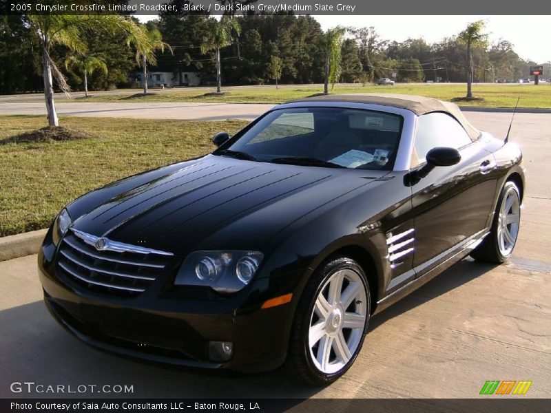 Black / Dark Slate Grey/Medium Slate Grey 2005 Chrysler Crossfire Limited Roadster