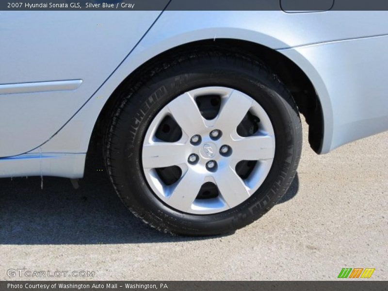 Silver Blue / Gray 2007 Hyundai Sonata GLS