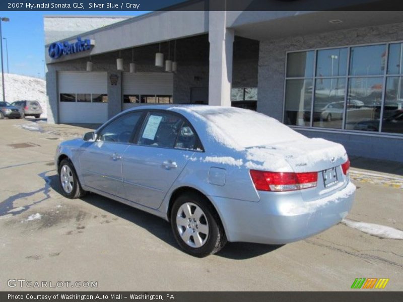 Silver Blue / Gray 2007 Hyundai Sonata GLS