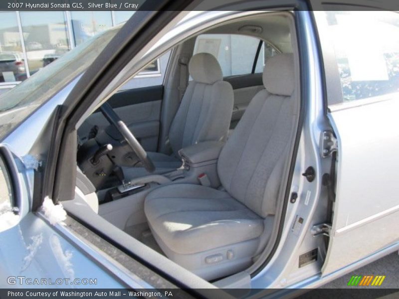 Silver Blue / Gray 2007 Hyundai Sonata GLS