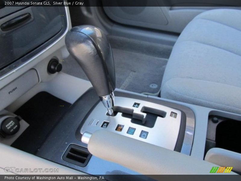 Silver Blue / Gray 2007 Hyundai Sonata GLS