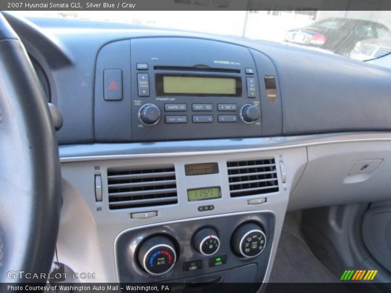 Silver Blue / Gray 2007 Hyundai Sonata GLS