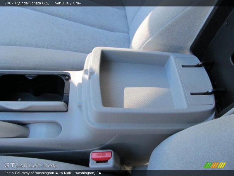 Silver Blue / Gray 2007 Hyundai Sonata GLS