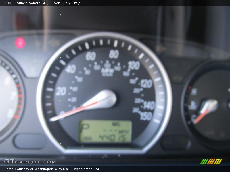 Silver Blue / Gray 2007 Hyundai Sonata GLS