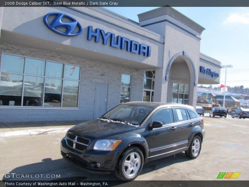 Steel Blue Metallic / Dark Slate Gray 2008 Dodge Caliber SXT