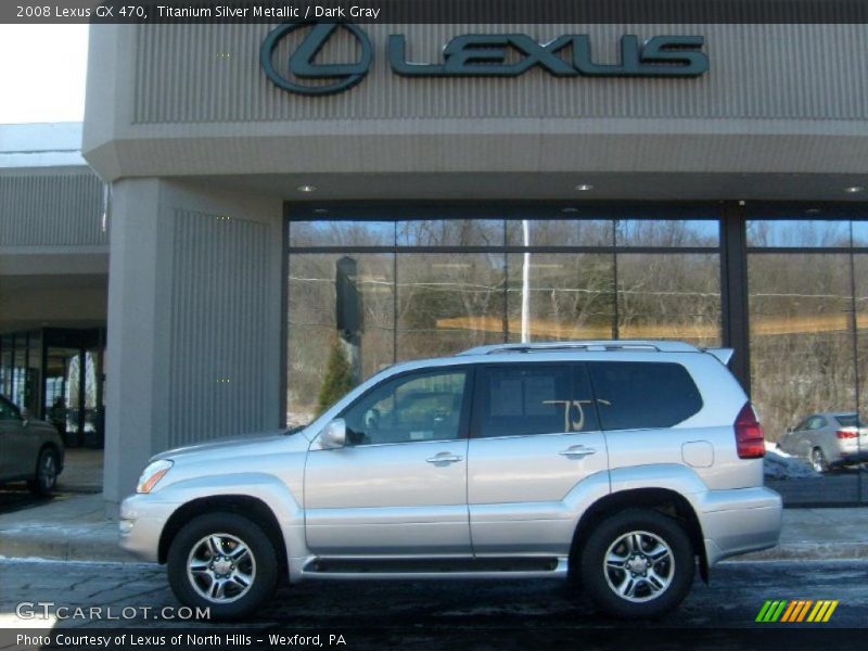 Titanium Silver Metallic / Dark Gray 2008 Lexus GX 470