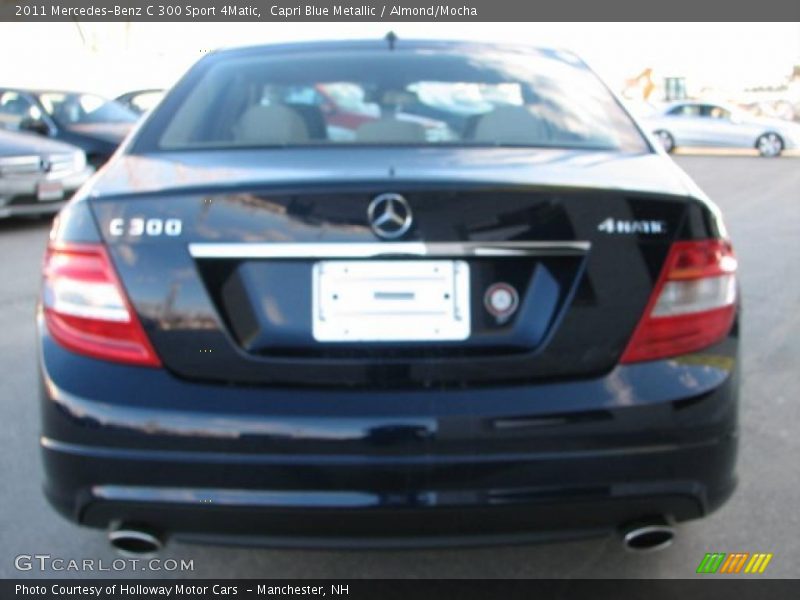 Capri Blue Metallic / Almond/Mocha 2011 Mercedes-Benz C 300 Sport 4Matic