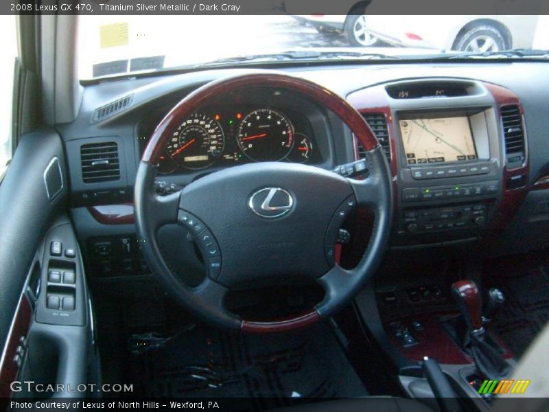 Titanium Silver Metallic / Dark Gray 2008 Lexus GX 470