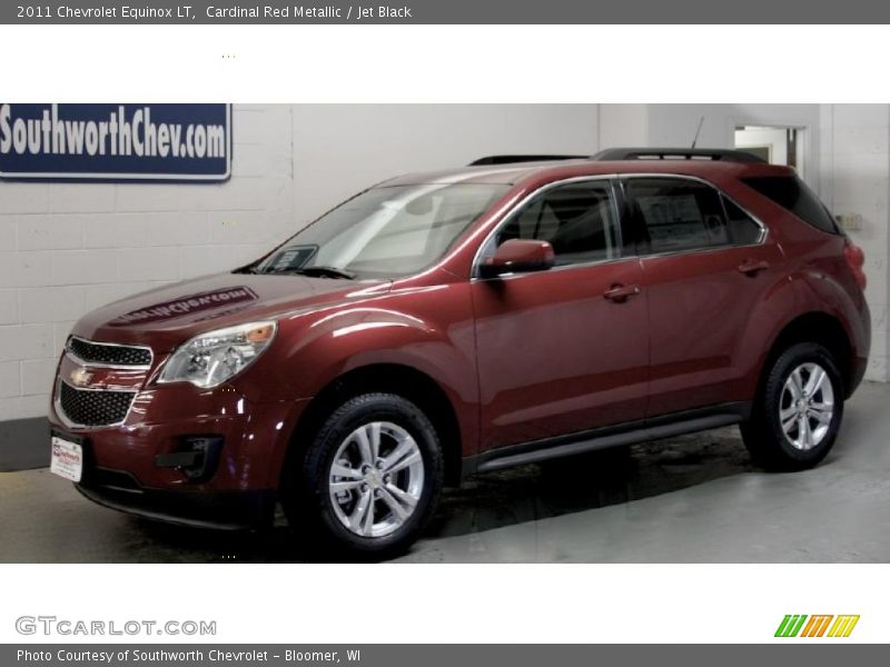 Cardinal Red Metallic / Jet Black 2011 Chevrolet Equinox LT