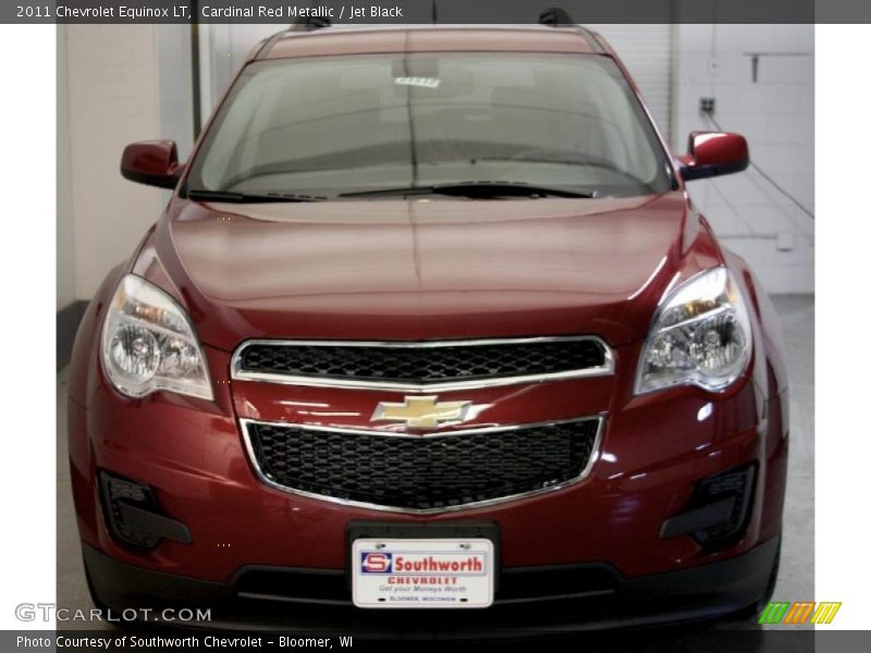 Cardinal Red Metallic / Jet Black 2011 Chevrolet Equinox LT