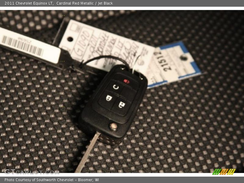 Cardinal Red Metallic / Jet Black 2011 Chevrolet Equinox LT