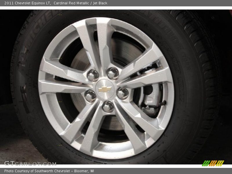 Cardinal Red Metallic / Jet Black 2011 Chevrolet Equinox LT