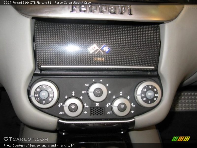 Controls of 2007 599 GTB Fiorano F1