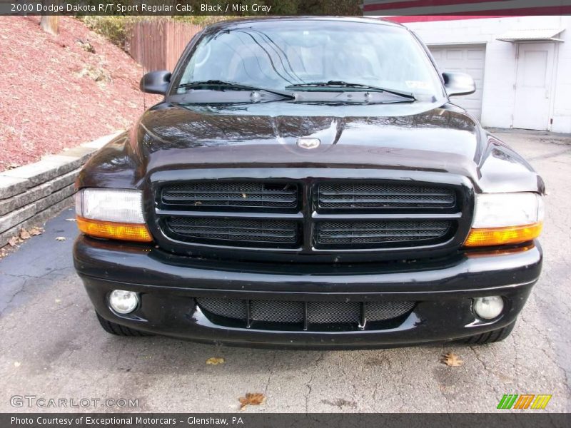 Black / Mist Gray 2000 Dodge Dakota R/T Sport Regular Cab