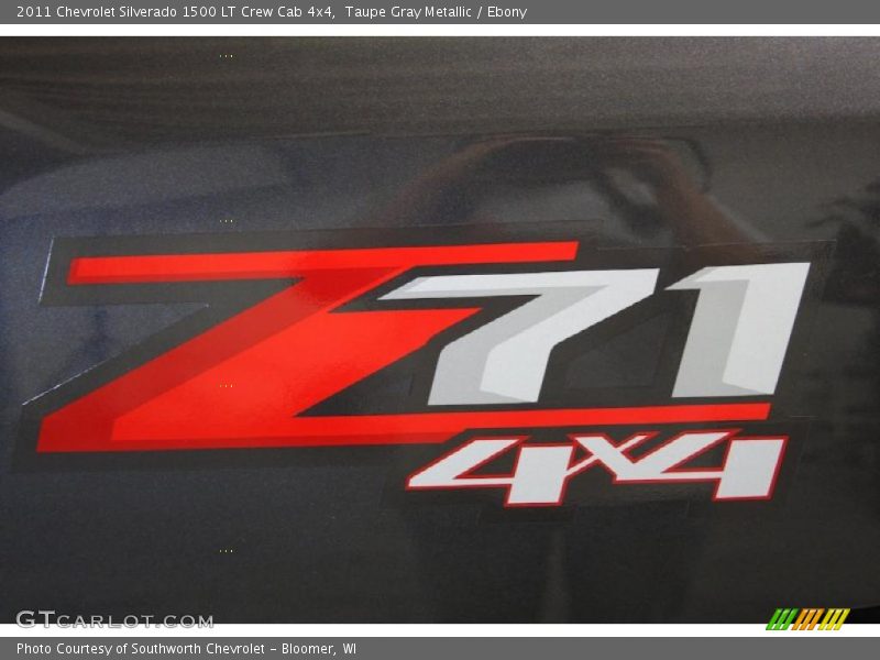Taupe Gray Metallic / Ebony 2011 Chevrolet Silverado 1500 LT Crew Cab 4x4