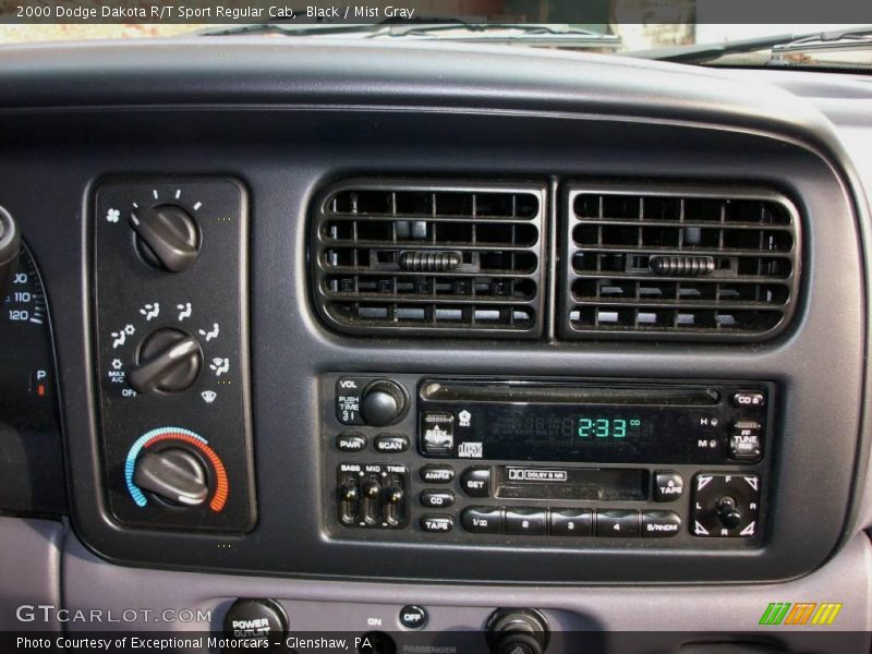 Black / Mist Gray 2000 Dodge Dakota R/T Sport Regular Cab