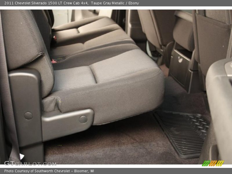 Taupe Gray Metallic / Ebony 2011 Chevrolet Silverado 1500 LT Crew Cab 4x4