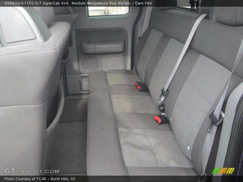 Medium Wedgewood Blue Metallic / Dark Flint 2004 Ford F150 XLT SuperCab 4x4