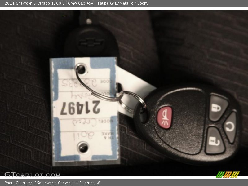 Taupe Gray Metallic / Ebony 2011 Chevrolet Silverado 1500 LT Crew Cab 4x4
