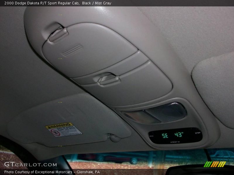 Black / Mist Gray 2000 Dodge Dakota R/T Sport Regular Cab