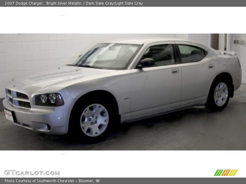 Bright Silver Metallic / Dark Slate Gray/Light Slate Gray 2007 Dodge Charger