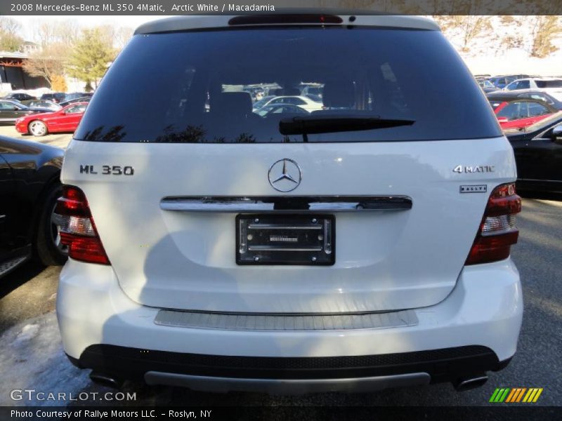 Arctic White / Macadamia 2008 Mercedes-Benz ML 350 4Matic
