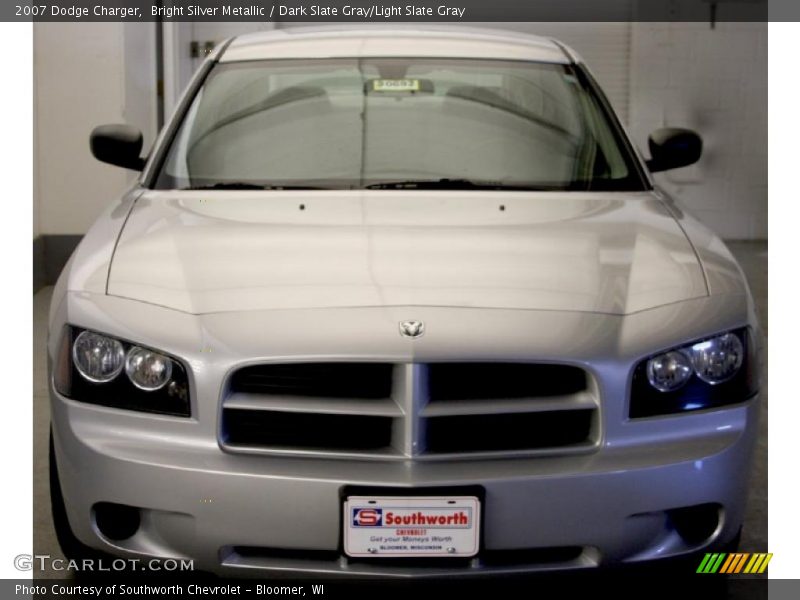 Bright Silver Metallic / Dark Slate Gray/Light Slate Gray 2007 Dodge Charger