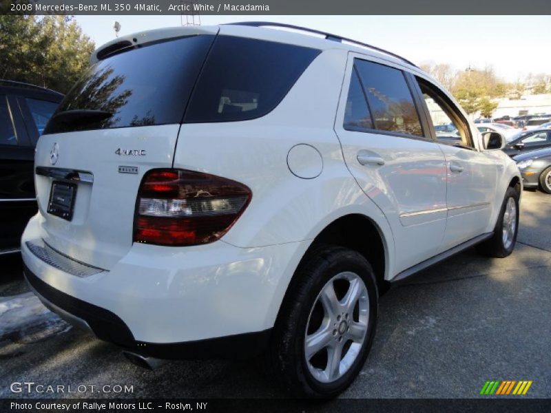 Arctic White / Macadamia 2008 Mercedes-Benz ML 350 4Matic