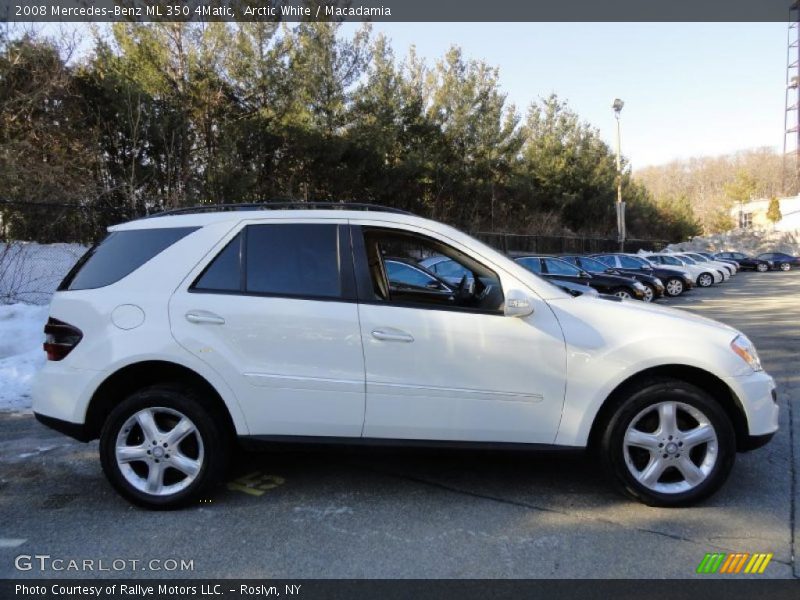 Arctic White / Macadamia 2008 Mercedes-Benz ML 350 4Matic