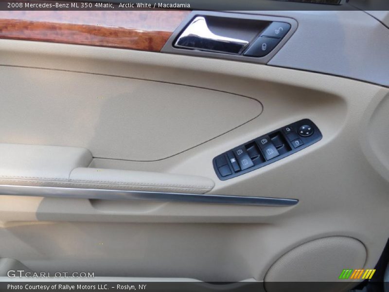 Arctic White / Macadamia 2008 Mercedes-Benz ML 350 4Matic